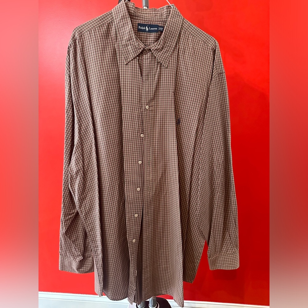 Mens Ralph Lauren Long Sleeve Dress Shirt